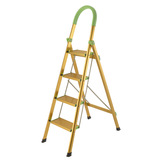 Портативная внутренняя лестница человеческого персонажа Алюминиевая сплава сгущенная лестница многофункциональная складная лестница Расширение торговли и сжатие