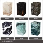天然大理石底座墩子花架玄关展示台轻奢高级感茶几边几石脚雕塑柱
