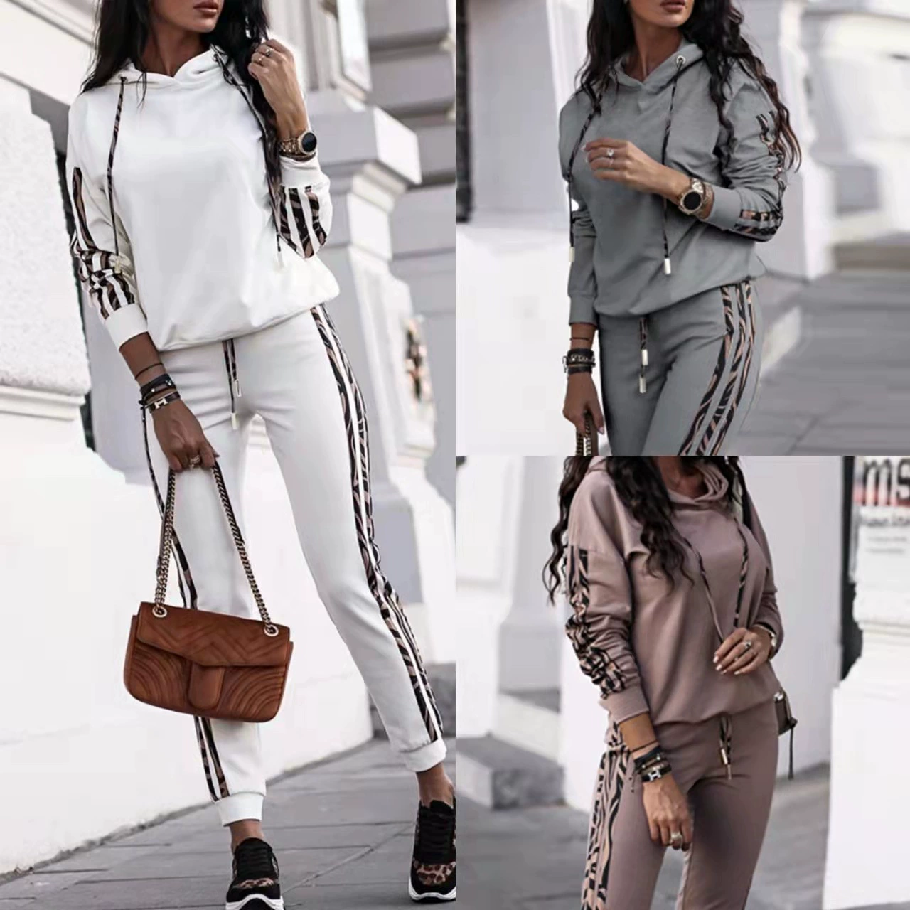 2020 Европейская и американская трансграничная Женская одежда с пожеланием Amazon Ebay самый продаваемый Модный повседневный костюм спортивная одежда