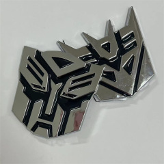 5 TF トランスフォーマー車のステッカー金属車のロゴオプティマスプライム Autobot ボディステッカーテールステッカーコルベットに適しています