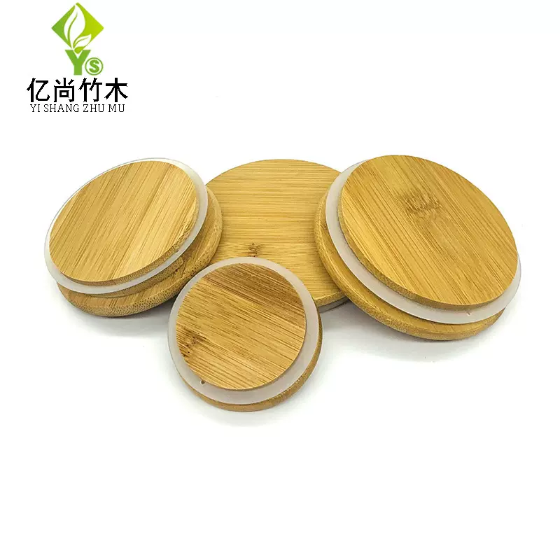 工厂直供竹木盖 玻璃杯盖 竹制马克杯盖 玻璃瓶盖 储物罐竹木盖子
