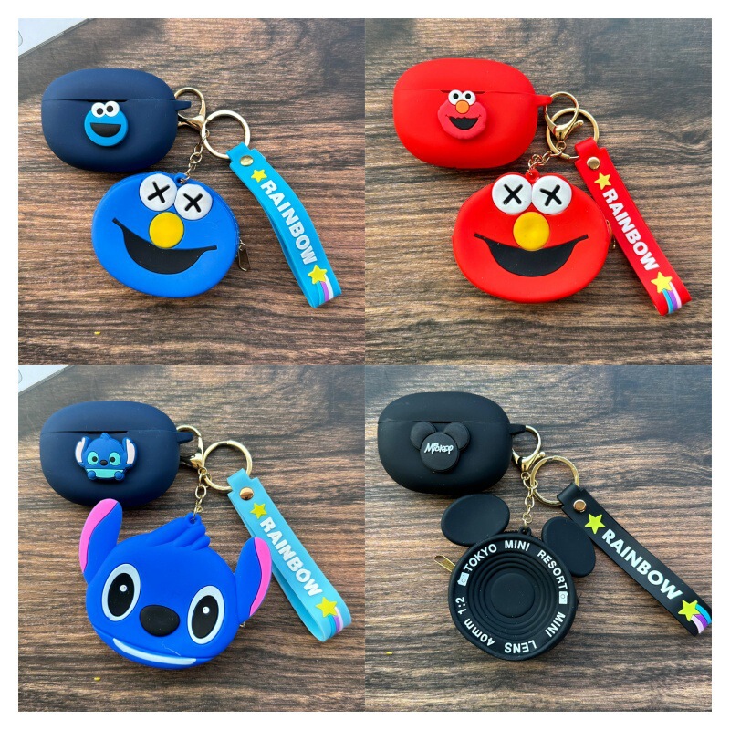 Suitable for honor pro MOECEN X5e wireless Bluetooth headset coin purse protective case cartoon silicone soft case