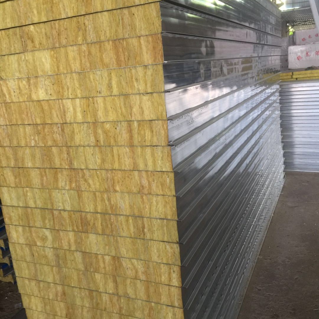 集装箱彩钢卷岩棉瓦 厂家直销彩钢瓦 活动房泡沫瓦隔音隔热