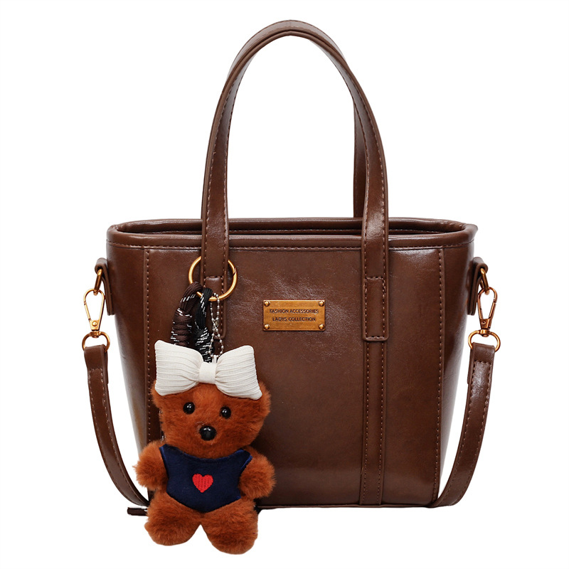 Bolso de mano retro de alto nivel, bolso de balde de agua universal, mujer, otoño y invierno 2025, nuevo tipo de bolso de hombro de moda, bolso de transporte de viaje