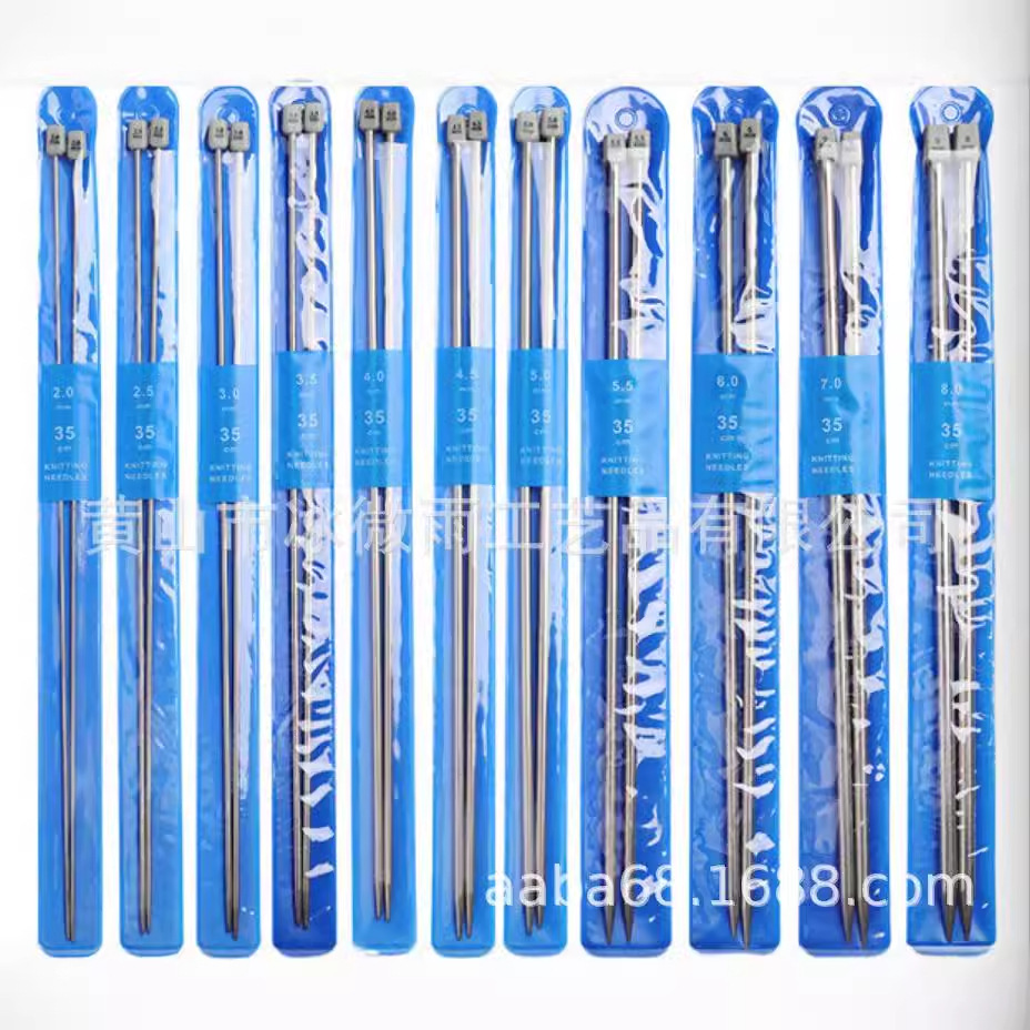 Cross-border stainless steel knitting tools single-point stainless…
