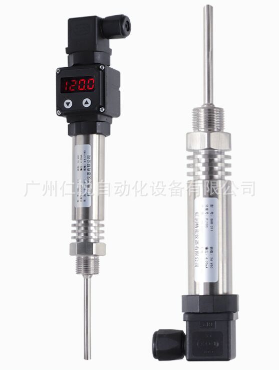 虹润NHR-211一体化温度变送器传感器PT100热电阻M27*1.5内螺纹