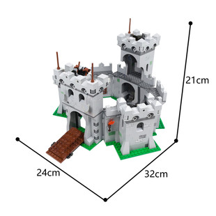 C6182 Modular Building: Playable Retro Style Castle Model 1765 Particle Number