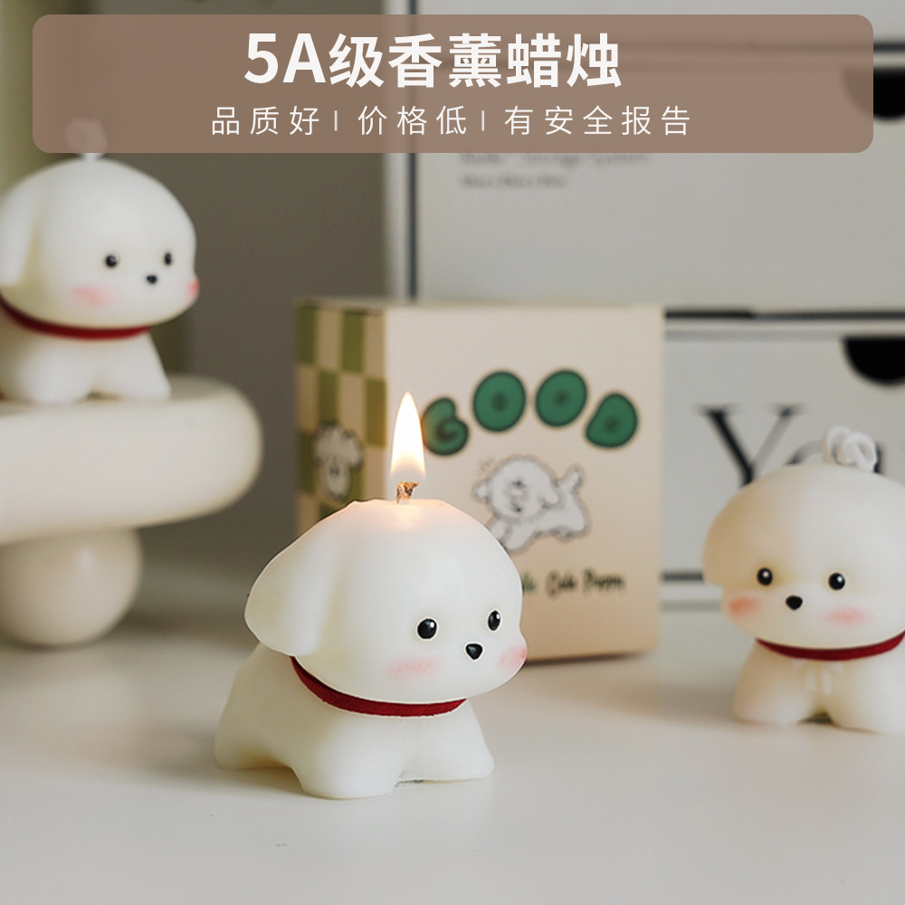 Creativo perrito perfumes de cera de perfume corporativo regalo de mano personalizado etiquetado ODM atmósfera sensación de cera de estilo