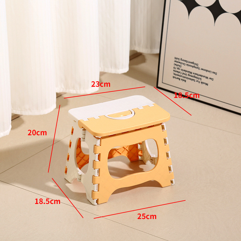 Taburete plegable telescópico, portátil para camping y viajes