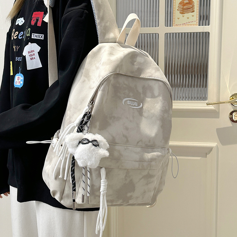Backpack Women's 2025 New High School Students Large Capacity Japanese Korean Style Student Schoolbag Fashionable Backpack