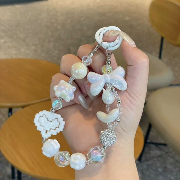 White (hand -painted bead pattern is randomly shipped by color)