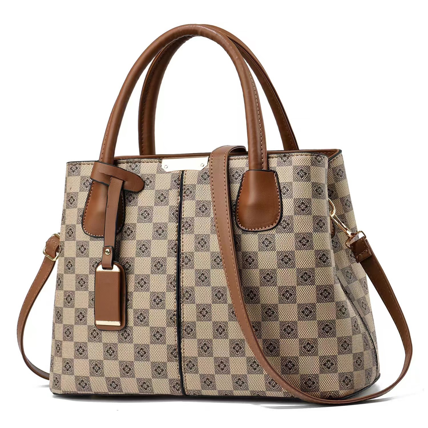 Bolsa transfronteriza bolso de mano con impresión retro textura bolso de viaje bolso de mujer bolso de hombro de gran capacidad bolso de mensajero bags