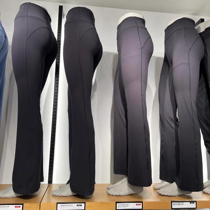 Lulu Original Canadian Groove Flared Pants High Waist Slim Fit Quick-Dry Sports Casual Fitness Yoga Pants for Women Lulu Original Canadian Groove Flared Pants High Waist Slim Fit Quick-Dry Sports Casual Fitness Yoga Pants for Women