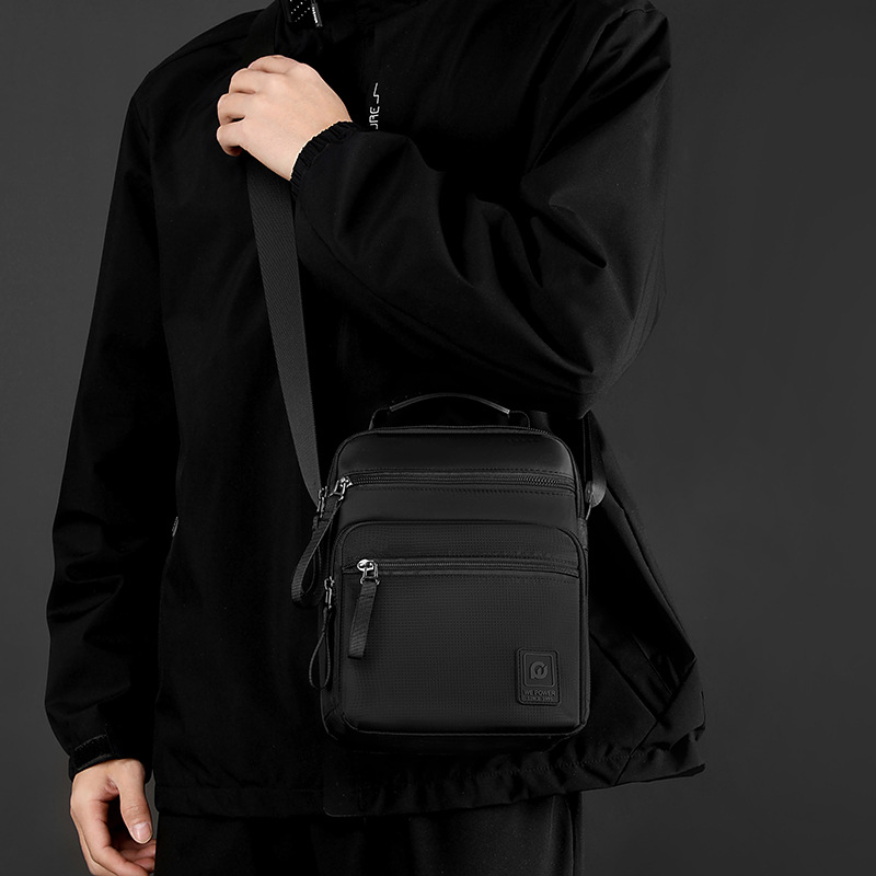 WEPOWER nuevo hombre de negocios viaje mochila de hombro de moda de viaje mochila vertical bolso pequeño bolso de mano de hombre