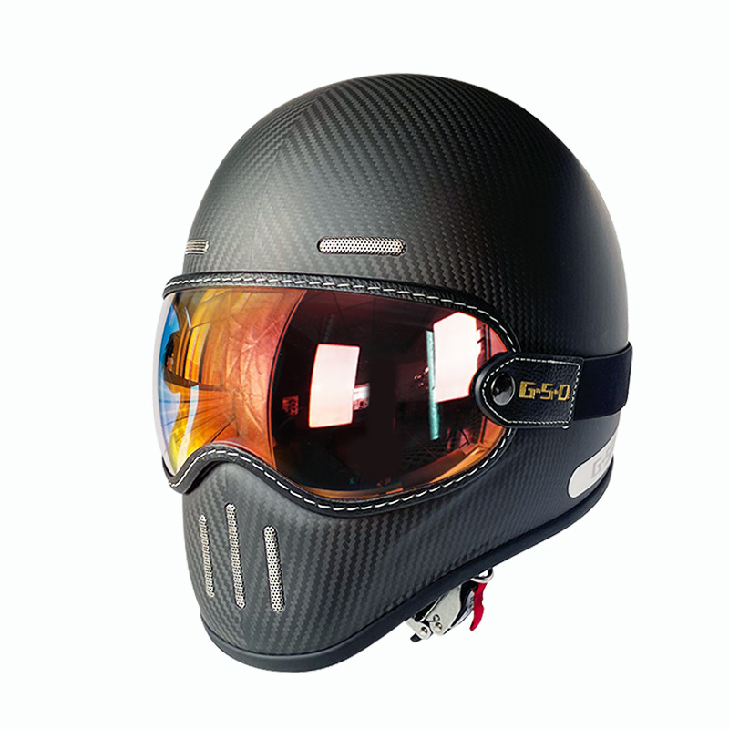 Motosiklet kaskı (dəbilqə) – Motuoche Helmet - matte-3k-colored-visor-m55-56