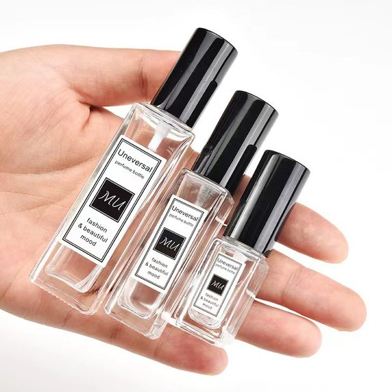 5ml 10ml 20ml transparent glass perfume empty bottle portable perfume spray bottle press perfume sub-bottling