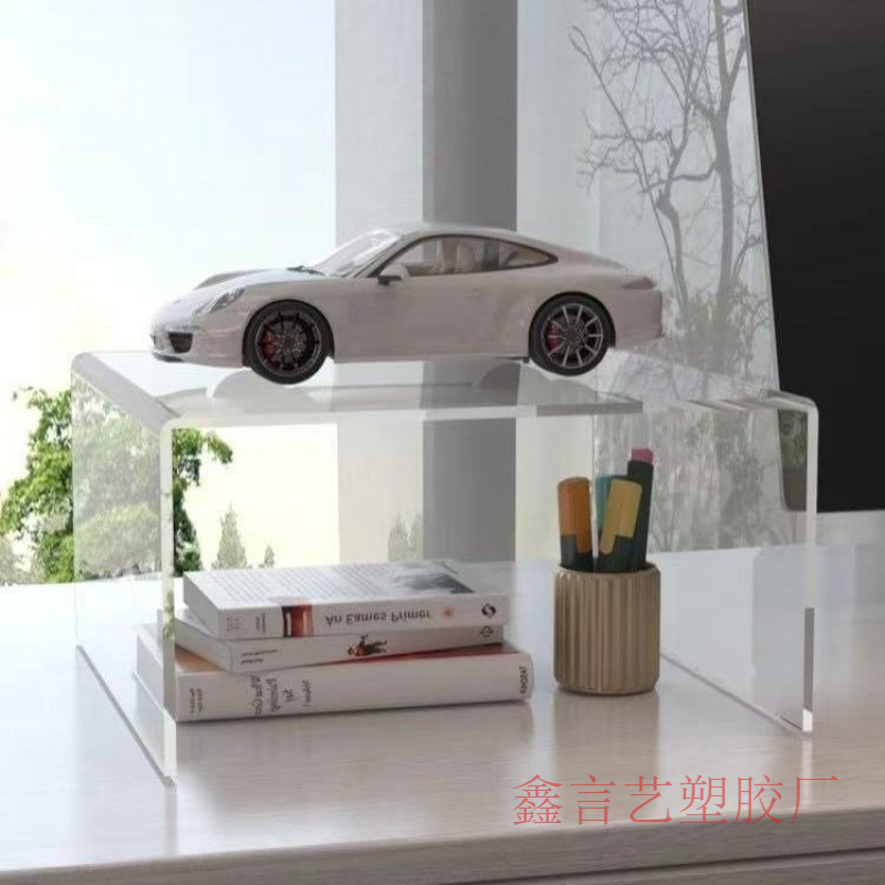 Acrylic U-shaped transparent storage rack