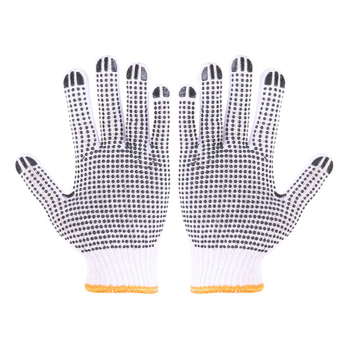 10-Needle 800g Double-Sided Adhesive Cotton Floss Gloves, Adhesive Work Safety Anti-Slip Pointed Mold Construction Gloves