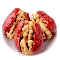 Wholesale Xinjiang jujube with walnut kernels, 500g independent packaging snack, Hetian jujube with walnut kernels