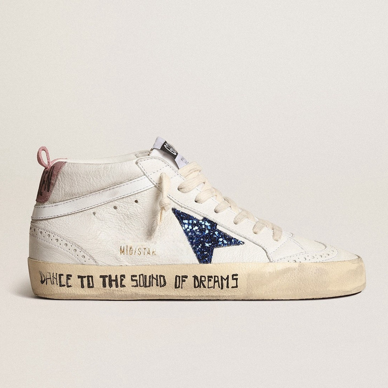 Ggdb Star Shoes 2026 Mid-Top Distressed Shoes Men's Large Size Height-Increasing Shoes Sheepskin Shoes Flat Fashion Casual Women's Style