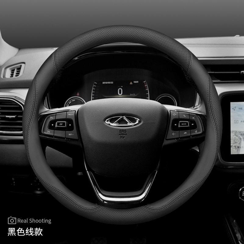 Steering wheel cover – 8 - round-special-black-sleeve-type-ultra-thin-default
