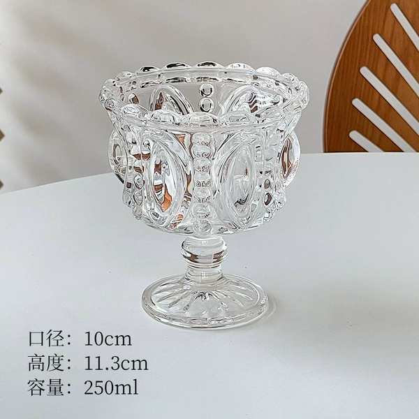 Transparent wineglass, 250 ml
