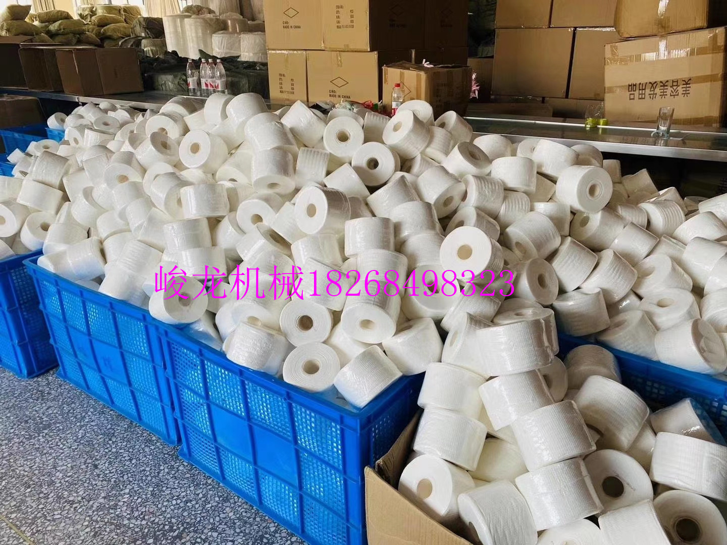 一次性洗脸巾卷巾机一出五排 棉柔巾设备擦脸巾干湿两用洁面巾机