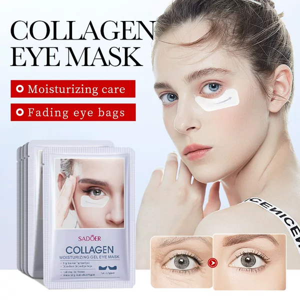 Cross-Border Collagen Gel Eye Mask 2.7g Sadoer Eye Area Moisturizing Eye Mask Foreign Trade Skin Care Products Wholesale