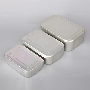 Aluminum Lunch Box Vintage 80 s Outdoor Camping Small Nostalgic Thickened Large Lunch Box Retro Lunch Box Household