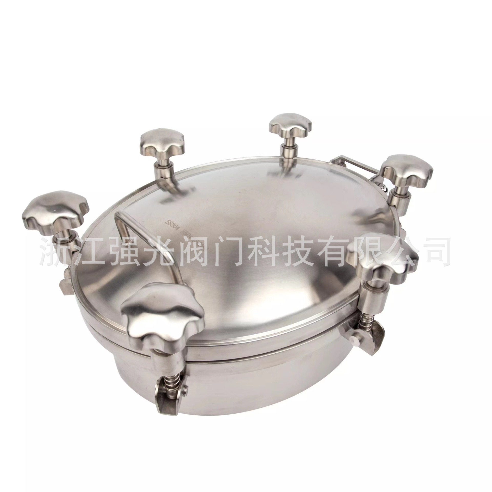 食品级椭圆法兰人孔,椭圆压力人孔盖,外开人孔盖,不锈钢椭圆人孔