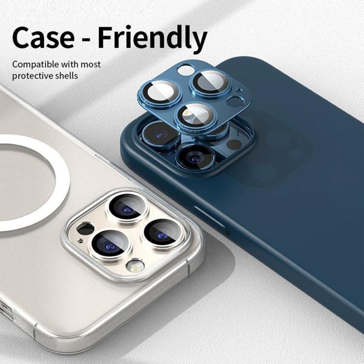 Kalebol Anti-Real Machine Step Metal Eye Eye Lens Protector para iPhone 17 / iPhone 17 Pro Max / iPhone