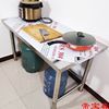 monolayer Stainless steel workbench Gas tank Stove hotel kitchen Vegetable Table thickening Vegetable Console