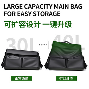 Travel bag wet and dry separation, capacious handheld sports bag for traveling 4