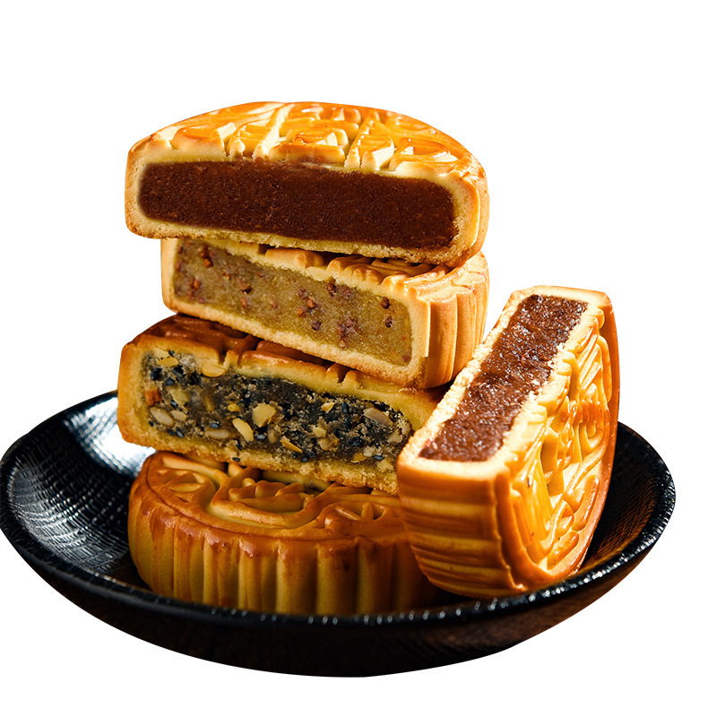 広式五仁月餅ばら積1000グラム古い中秋の伝統的な手作り菓子伍仁月餅多味礼箱|undefined