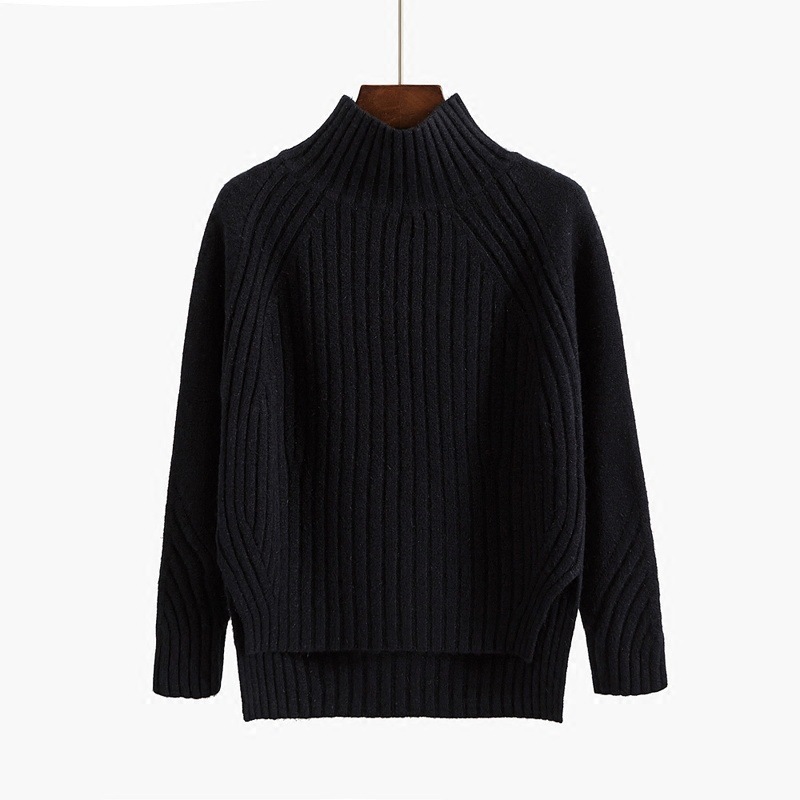 Warm women's turtleneck sweater