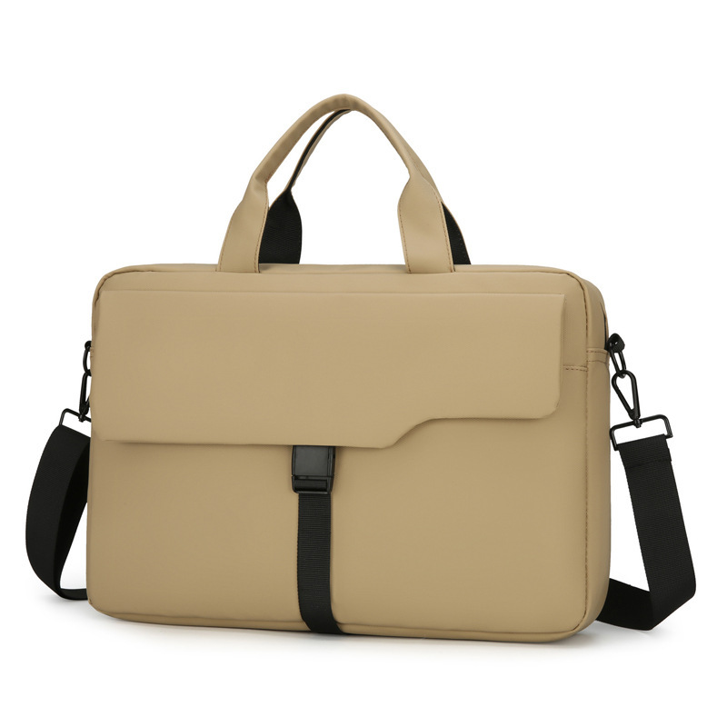 Large Capacity Laptop Bag Business Office Meeting Briefcase Commuter Shoulder Crossbody Hand File Bag