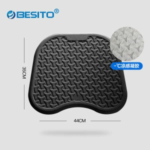 Multi-function pad Cushion, Summer Cooling Pad, Single-Piece - round-grey-4435