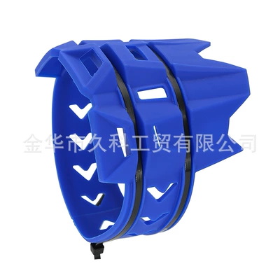 Motosiklet ləvazimatları və aksesuarları exhaust pipe muffler protective - blue