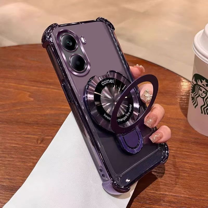 [Purple] Square case + U shield bracket