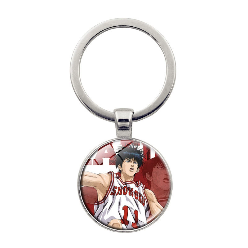 Брелок Slam Dunk Time Gem, аниме-ключ, персонажи Сакураги/Ханнада/Рукава/Каэдэ, автомобильный кулон