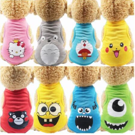 Pet Summer Summer Thin Teddy Cat Bitter Bear Puppy Small Puppy Cool Sun Protection Vest Dog Clothes
