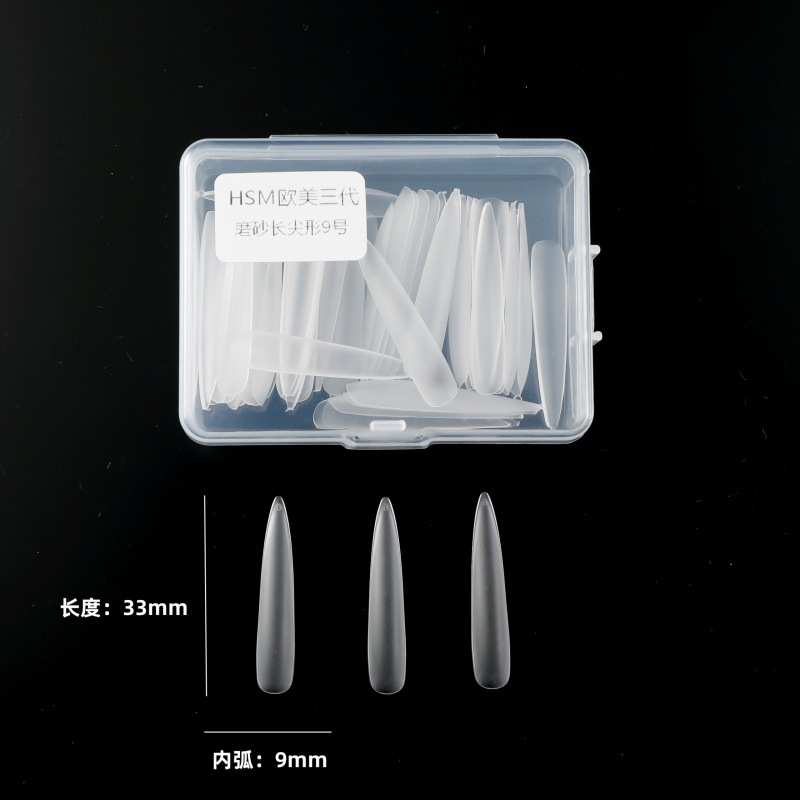 HSM frosted 3 -generation long -pointed size 9 50 tablets/box