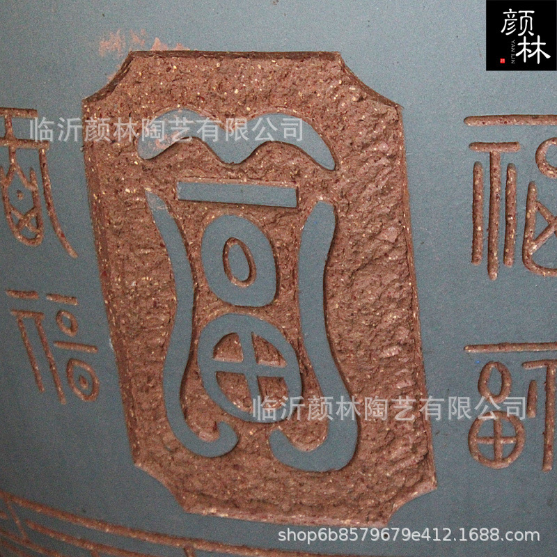 [Requiere reserva] nuevo tanque de peces chino azul claro tanque de cerámica gran tanque de terra gran tanque de loto