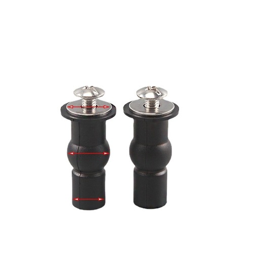 Factory direct sale toilet seat cover accessories universal rubber expansion screws, toilet seat fixing nut accessories, upper part universal