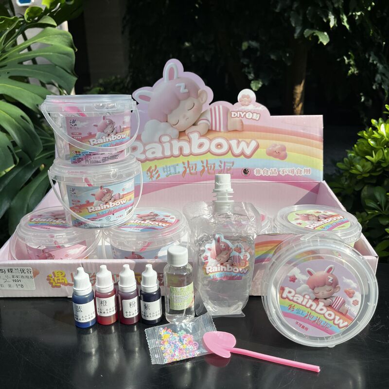 New DIY Slime Making Kit: High-Value Crystal Mud for Children, Stress-Relief Toy, Bubble Mud Material Pack New DIY Slime Making Kit: High-Value Crystal Mud for Children, Stress-Relief Toy, Bubble Mud Material Pack