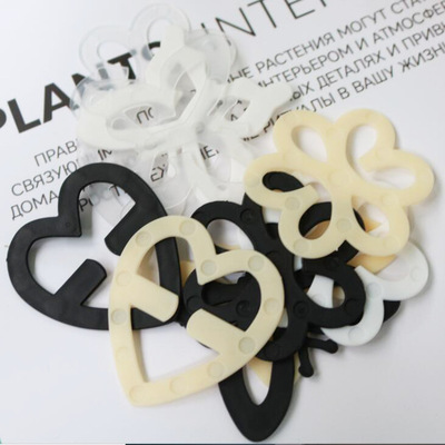 胸罩肩帶防滑扣 隱形扣心形蝴蝶花型 顏色齊全跨境貨源帶子拉扣