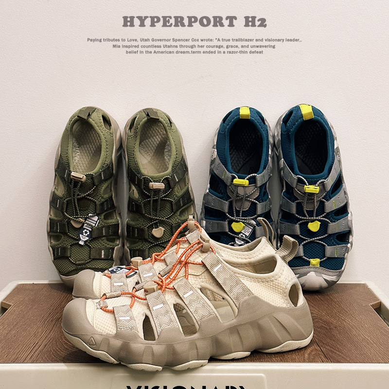 HYPERPORT H2 Outdoor Light Sole Baotou Sandals Women's Summer Mountaineering Hiking Sandals Beach Tracing Shoes Men's