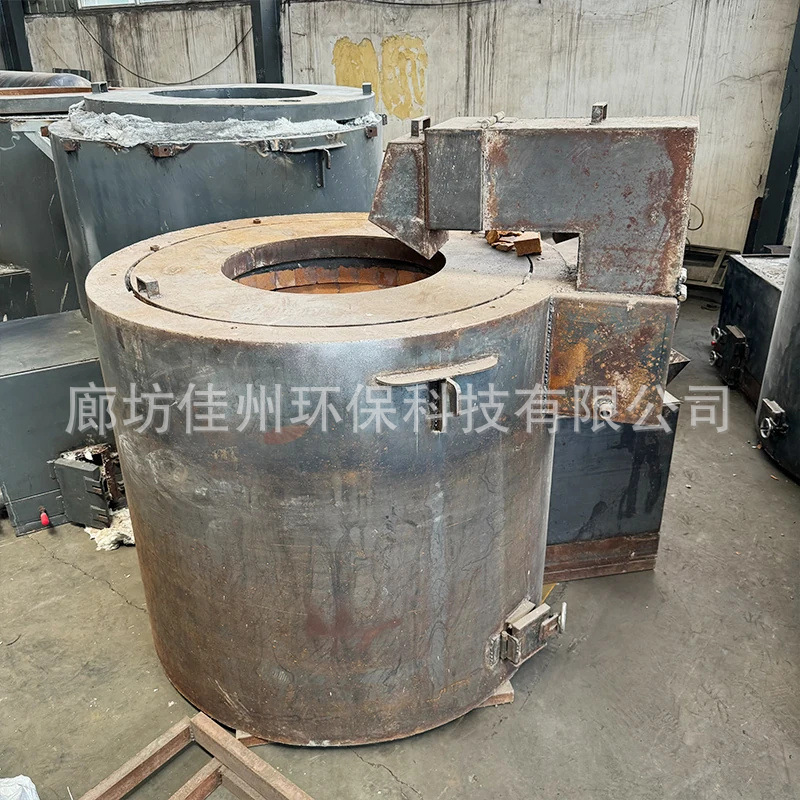 苏州5吨工业生物质熔铝炉易拉罐废铝熔炼炉浇筑压铸化铝用熔铜炉