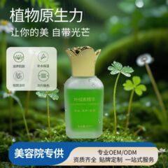 美容院专供叶绿素精华液控色保养液美白祛斑女士补水保湿小样批发