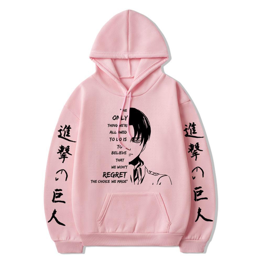 Hooded Sweatshirt For Men And Women Levi Ackerman Graphic